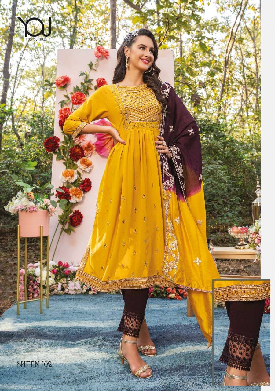 Attractive Yellow Color Designer Rayon Kurti Suits With Fancy Dupatta –  Chandler Fashions