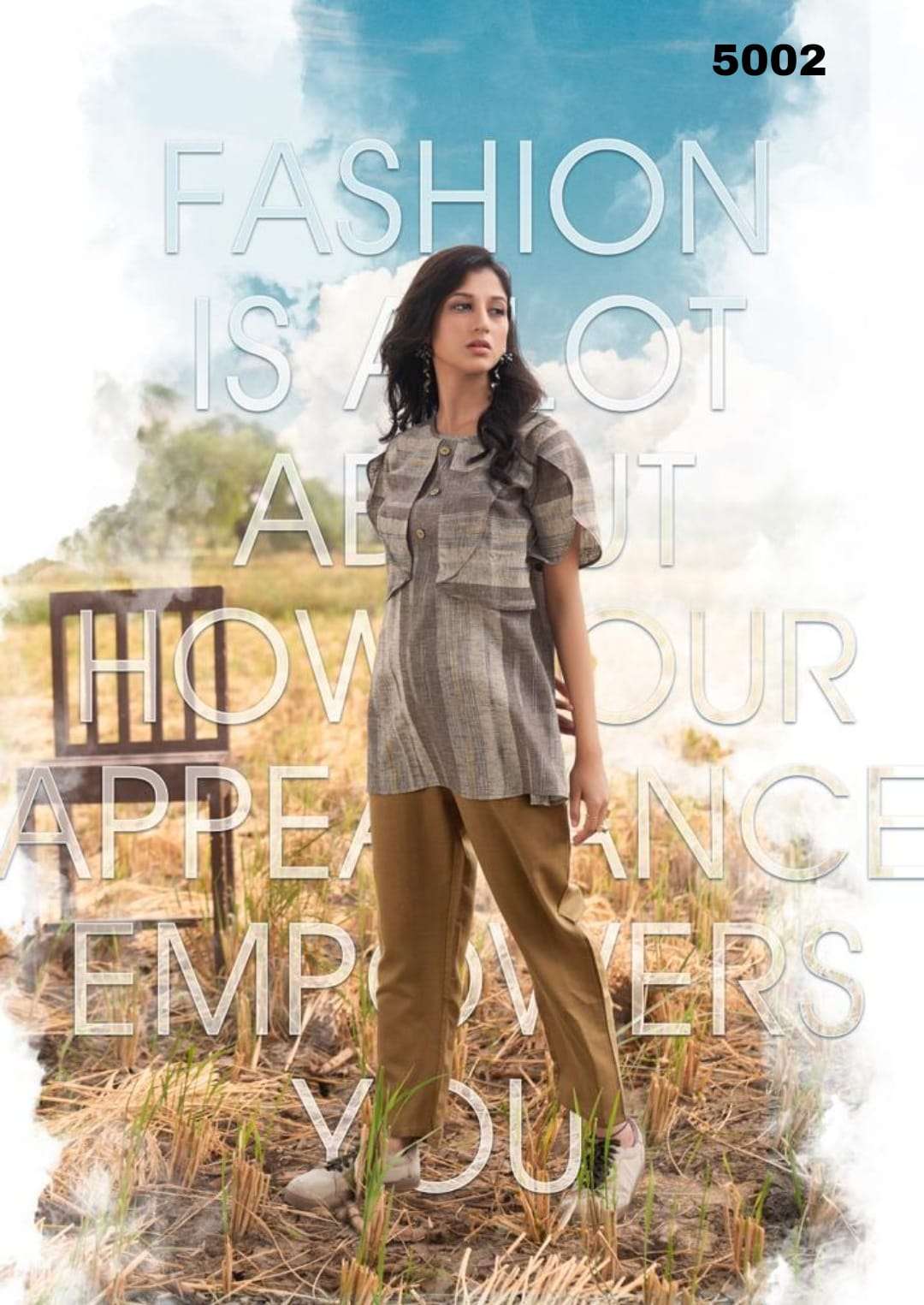 WESTERN VOL 5 BY CONCH PRESENT D.NO 5002 COTTON TOP BOTTOM