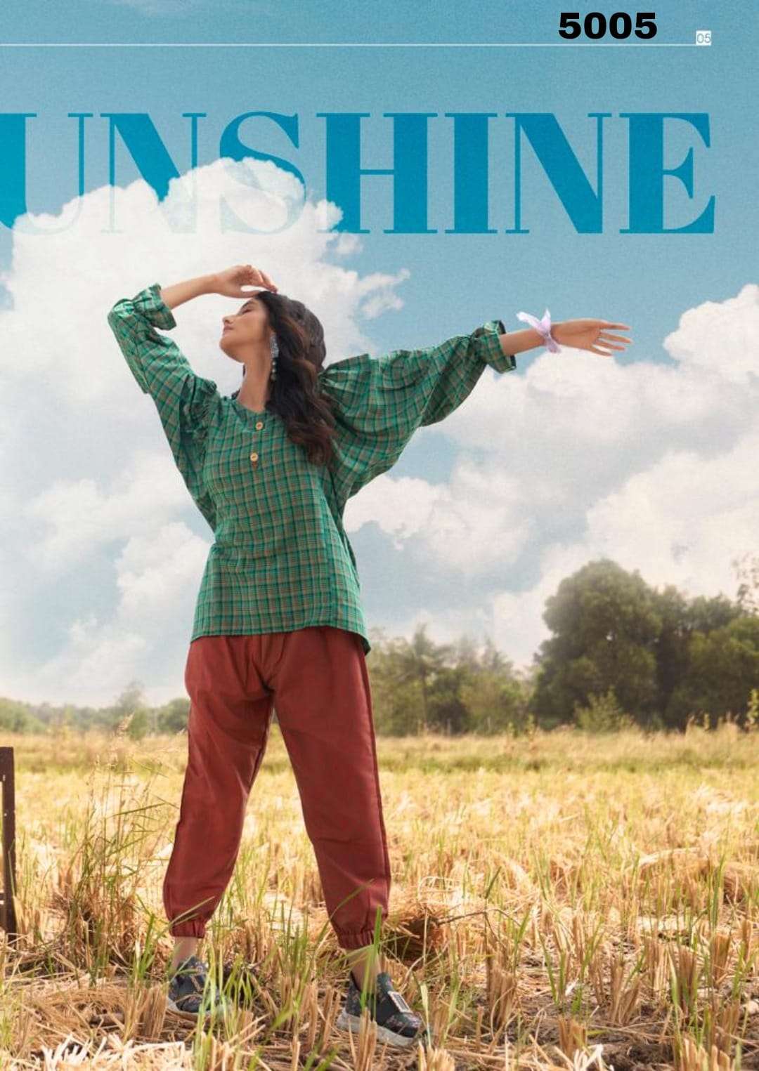 WESTERN VOL 5 BY CONCH PRESENT D.NO 5005 COTTON TOP BOTTOM