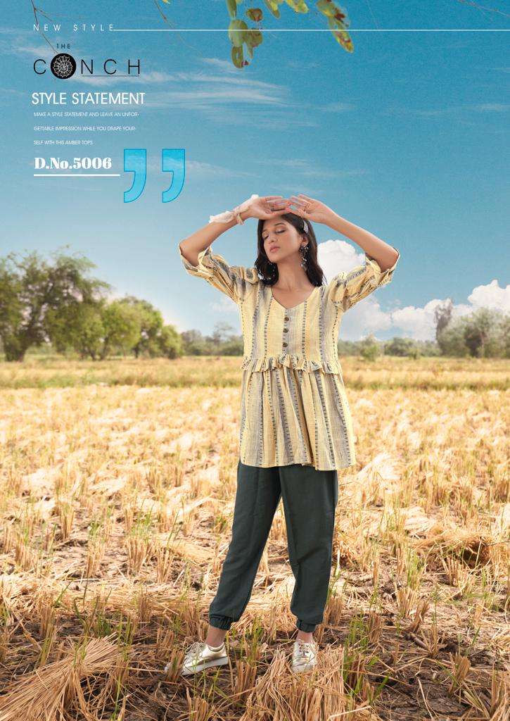 WESTERN VOL 5 BY CONCH PRESENT D.NO 5006 COTTON TOP BOTTOM