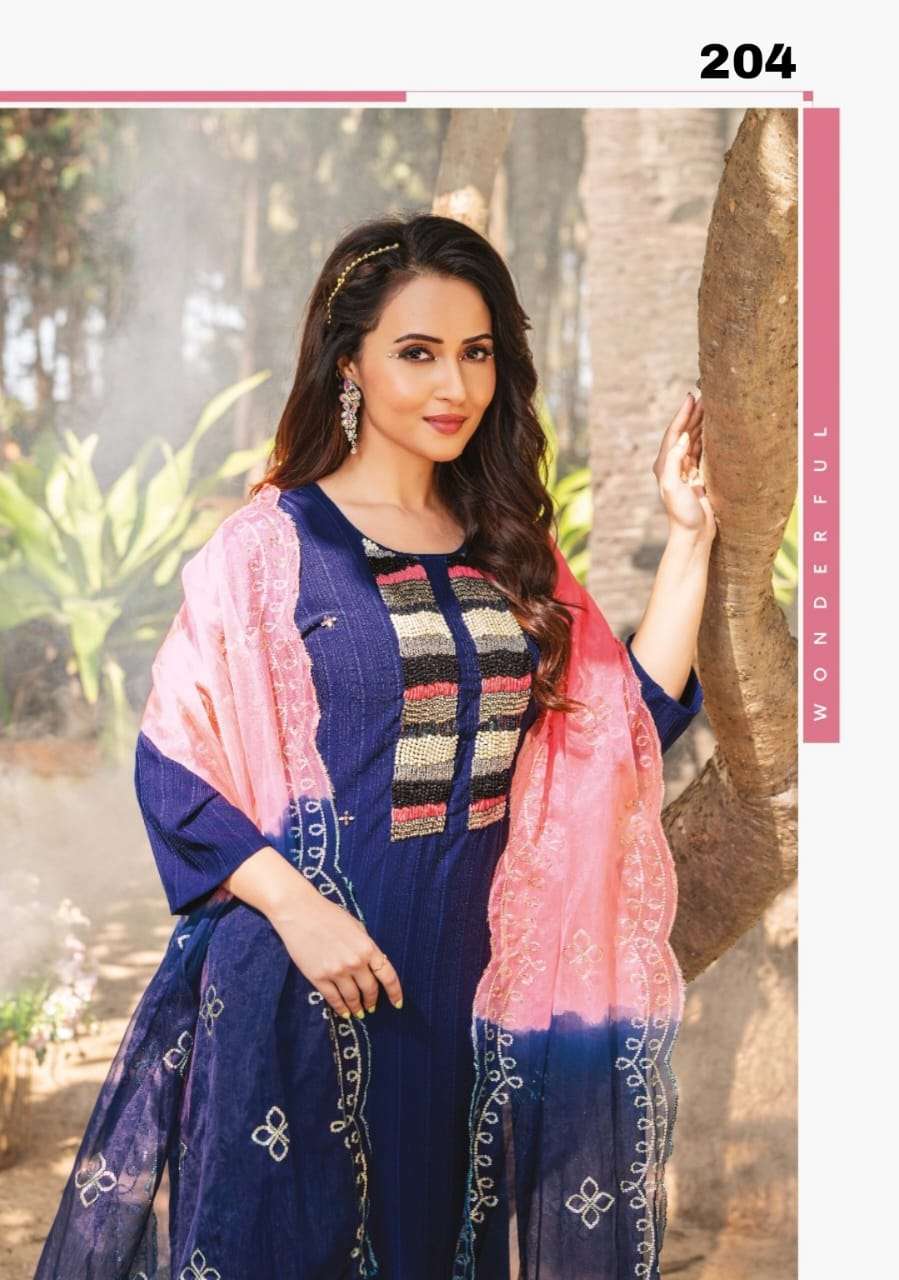 YOU PRESENTING MIMI 2 D.NO. 204 NYLON VISCOSE 3PCS CONCEPT SET