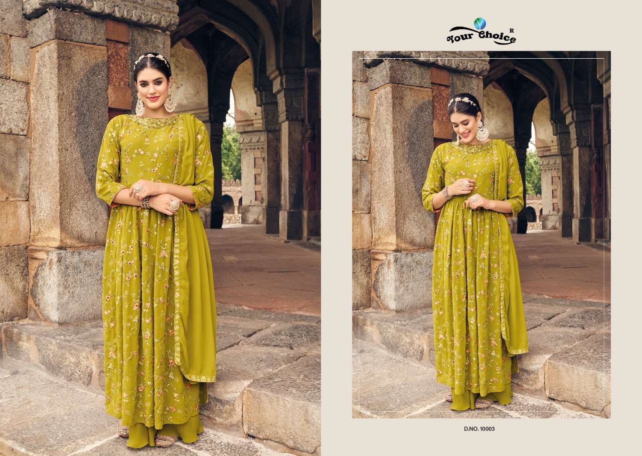 YOUR CHOICE PRESENT HALDI CATALOG GEORGETTE SUIT COLLECTION