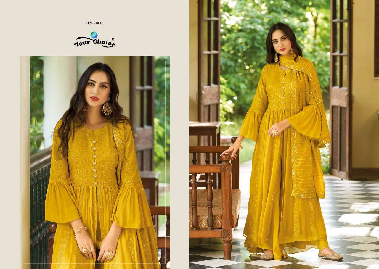 YOUR CHOICE PRESENT HALDI CATALOG GEORGETTE SUIT COLLECTION