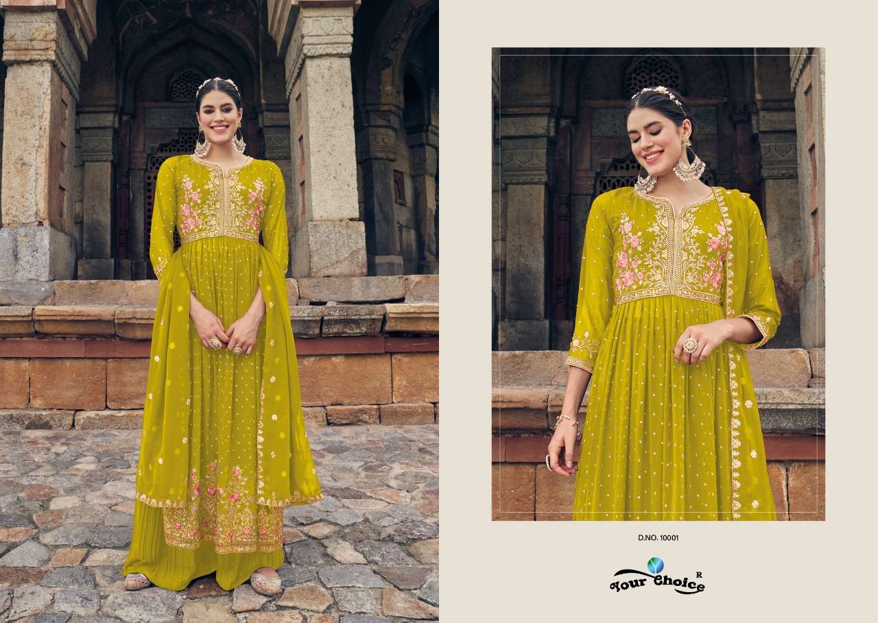 YOUR CHOICE PRESENT HALDI CATALOG GEORGETTE SUIT COLLECTION