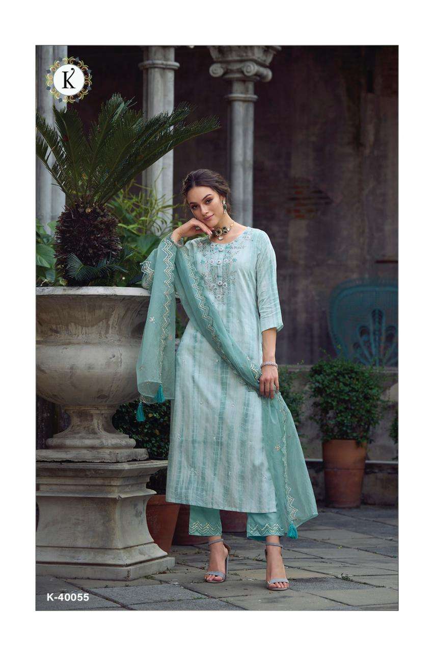 KAILEE FASHION LAUNCHING NEW CATALOGUE GULAL 3PCS CONCEPT KURTI PANT WITH DUPATTA SET COLLECTION- WHOLESALE SUPPLIER SURAT 