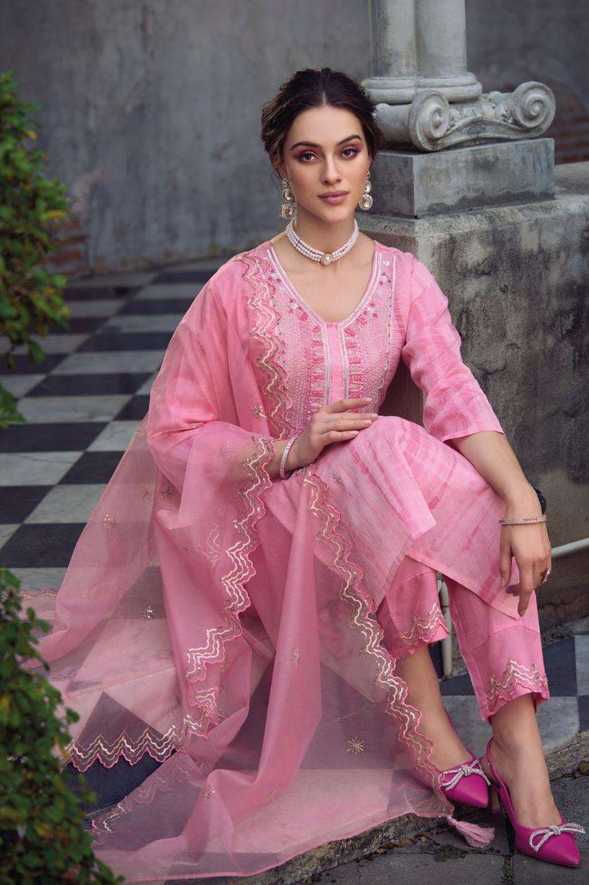 KAILEE FASHION LAUNCHING NEW CATALOGUE GULAL 3PCS CONCEPT KURTI PANT WITH DUPATTA SET COLLECTION- WHOLESALE SUPPLIER SURAT 