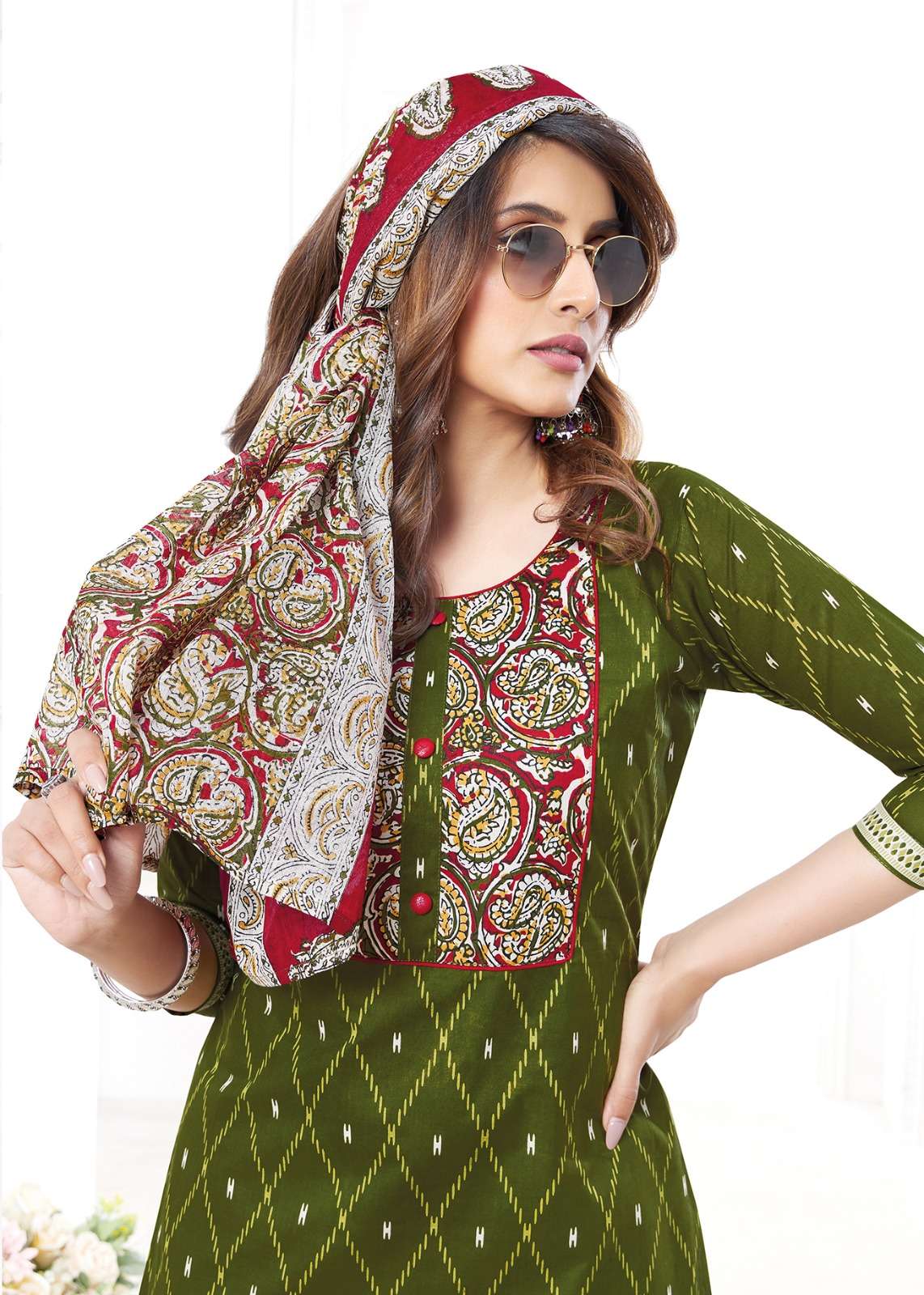 AARVI FASHION LAUNCHING THE NEW CATALOGUE  AARVI SPECIAL VOL.19 3PCS CONCEPT UNSTITCH KURTI SALWAR WITH DUPATTA COLLECTION- WHOLSALE DEALER SURAT