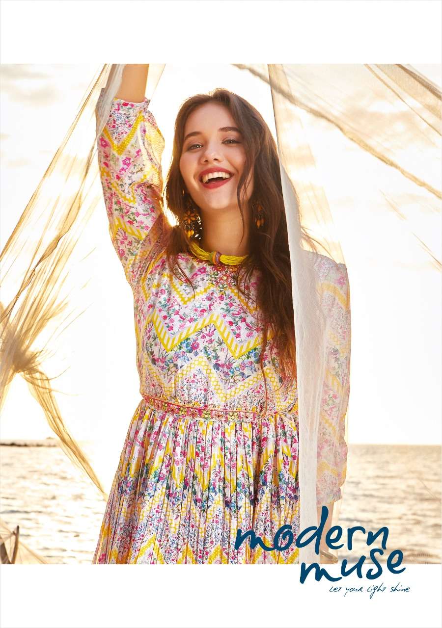ANJU FABRIC PRESENT LAUNCHING THE NEW CATALOGUE BAHARA VOL-2 FLAIRED DESIGNER GOWN COLLECTION- WHOLESALE DEALER SURAT