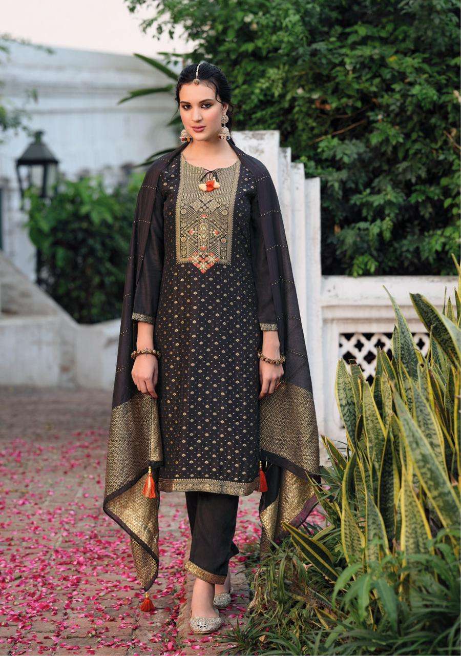 KAILEE FASHION LAUNCHING THE NEW CATALOGUE TEHZEEB 3PCS CONCEPT KURTI PANT WITH DUPATTA SET- MANUFACTURER SURAT