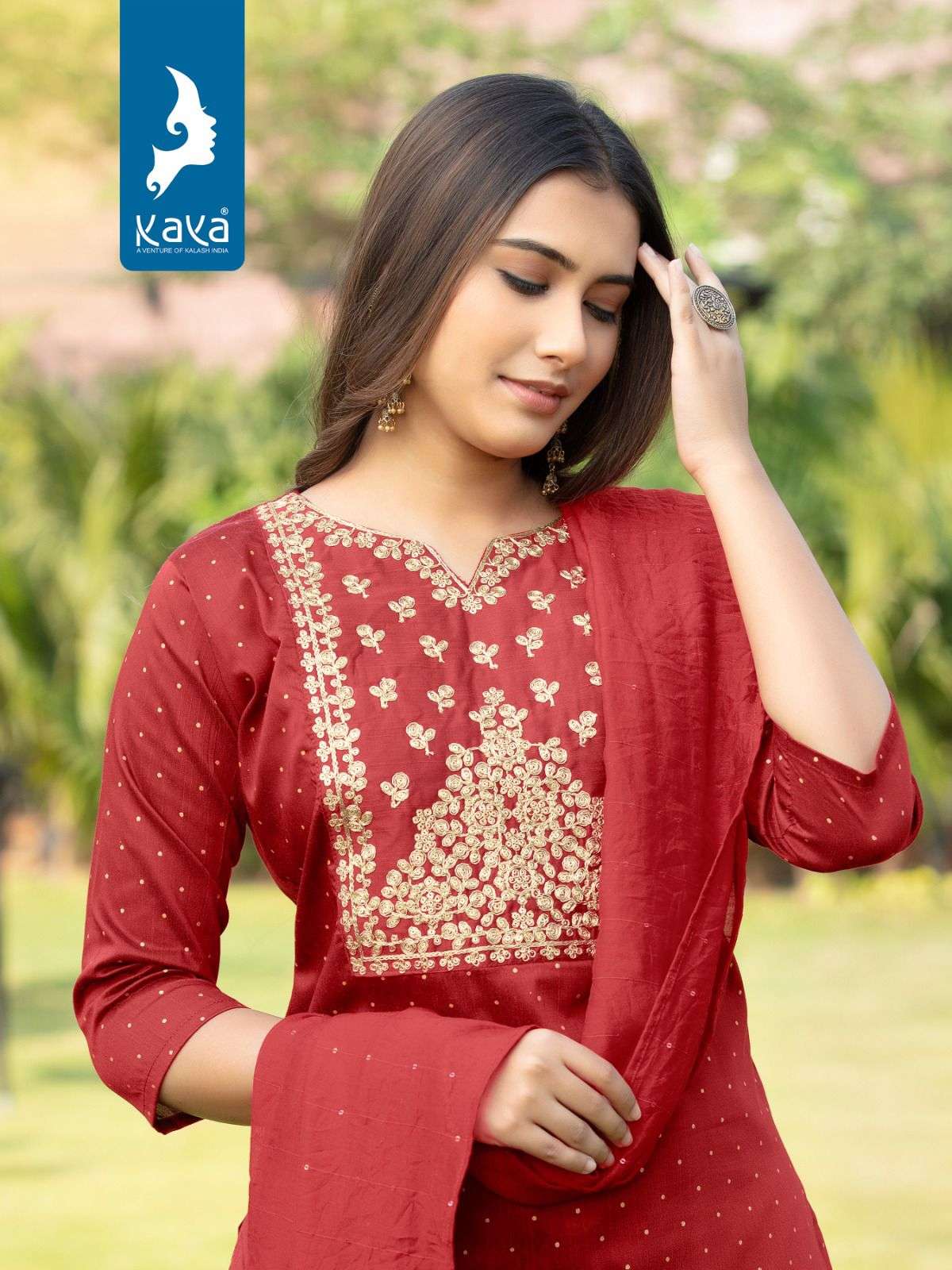 KAYA KURTI PRESENT LAUNCHING THE NEW CATALOGUE MEHAR-2 3PCS CONCEPT KURTI PANT WITH DUPATTA SET- WHOLESALE SUPPLIER SURAT