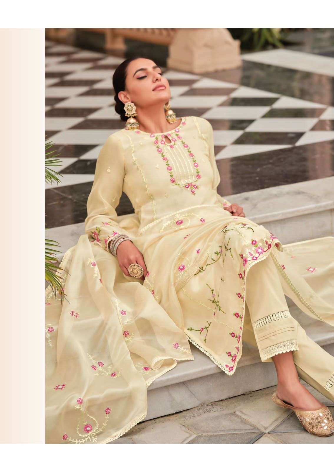 Beautiful Pink Designer Ready to Wear Dress, Pakistani Kurti Pants Salwar  Kameez - Etsy