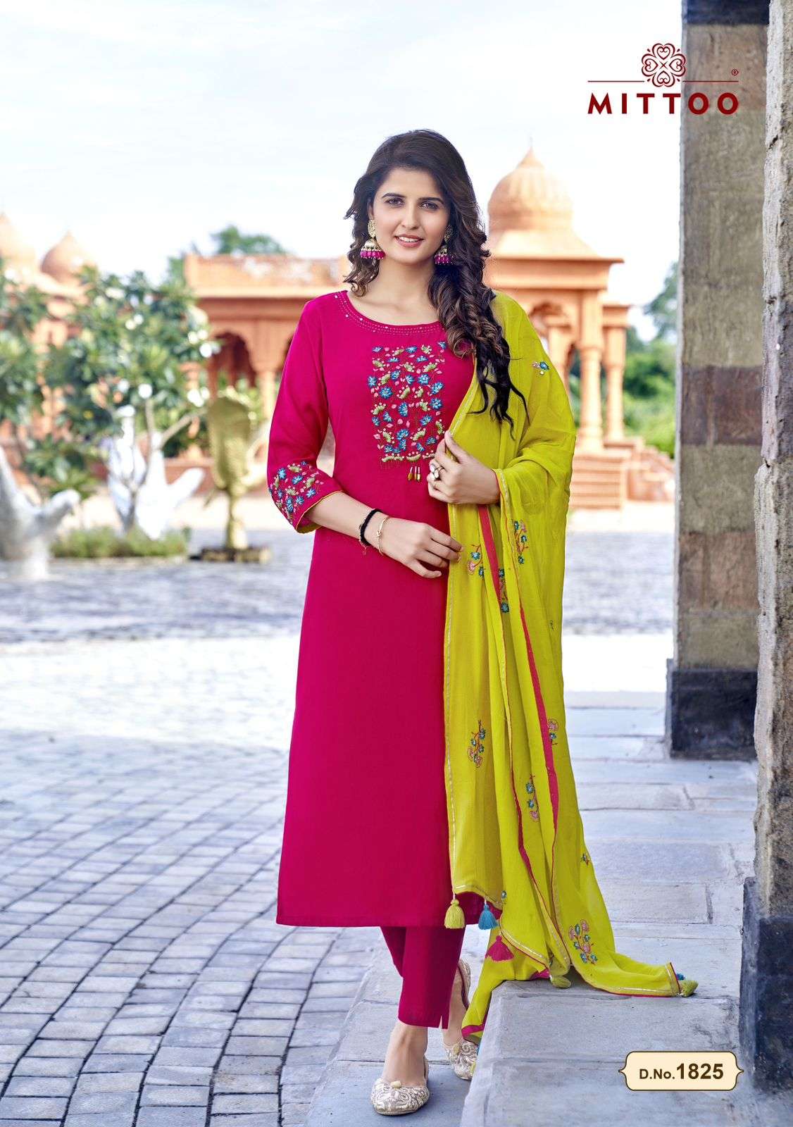 MITTOO LAUNCHING THE NEW CATALOGUE LIFE STYLE VOL.4 3PCS CONCEPT KURTI PANT WITH DUPATTA SET- WHOLESALE EXPORTER SURAT