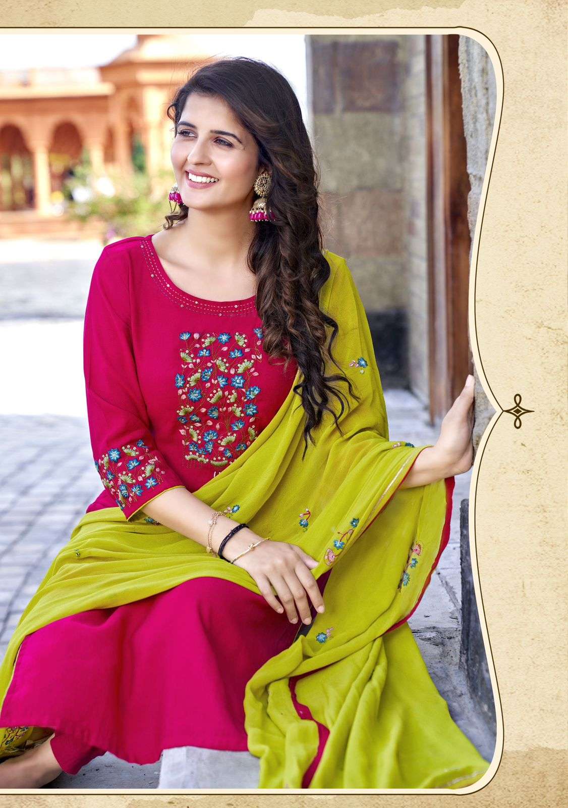 MITTOO LAUNCHING THE NEW CATALOGUE LIFE STYLE VOL.4 3PCS CONCEPT KURTI PANT WITH DUPATTA SET- WHOLESALE EXPORTER SURAT