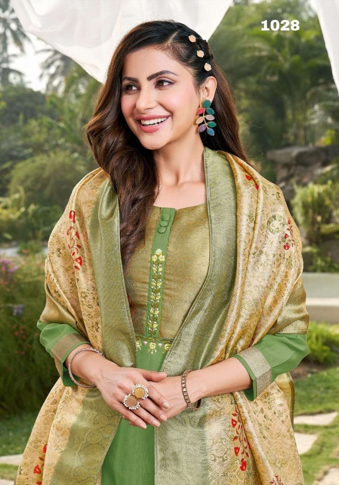 PEHER LAUNCHING THE NEW CATALOGUE OCCATION VOL-2 3PCS CONCEPT KURTI PANT DUPATTA SET- WHOLESALE  SUPPLIER SURAT