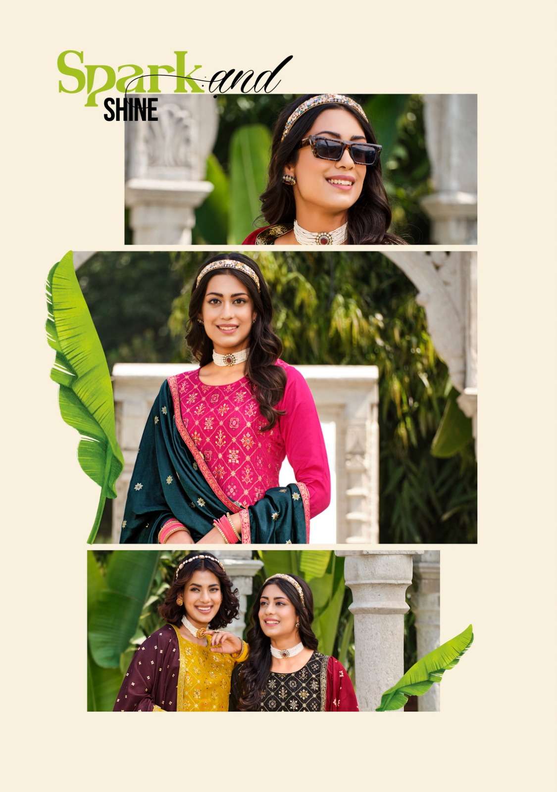 RADHIKA LIFESTYLE LAUNCHING NEW CATALOGUE NOOR VOL.1 3PCS CONCEPT KURTI PANT WITH DUPATTA SET- WHOLESALE EXPORTER SURAT