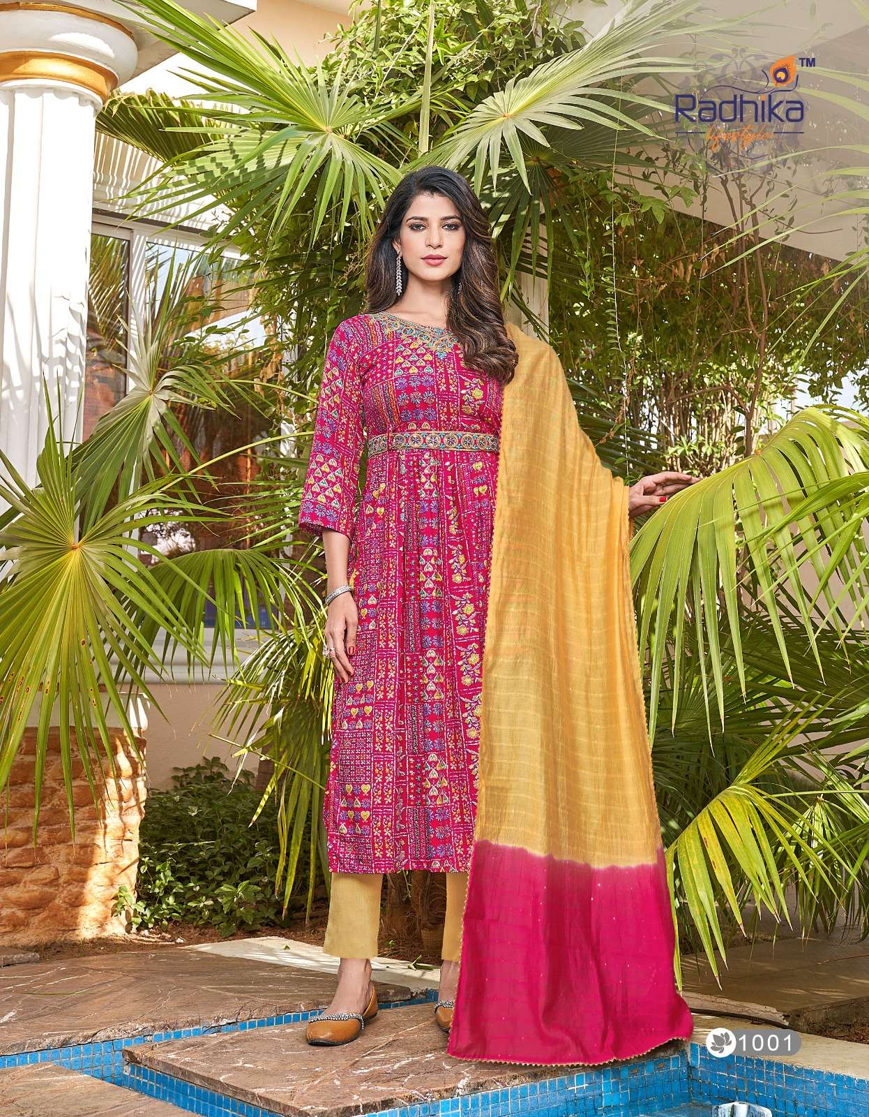 RADHIKA LIFESTYLE PRESENT LAUNCHING THE NEW CATALOGUE LIMELIGHT VOL.1 TOP PANT WITH DUPATTA (3PCS) CONCEPT COLLECTION- WHOLESALE EXPORTER SURAT