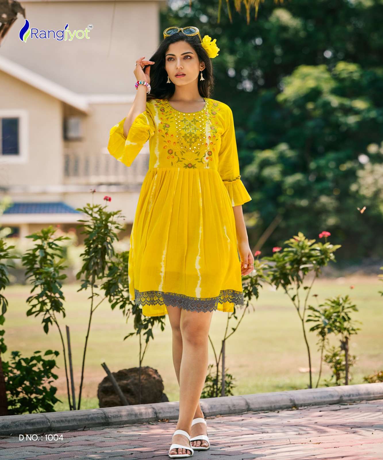 RANGJYOT LAUNCH BY CASUAL WEAR TUNIC TOP - 1004