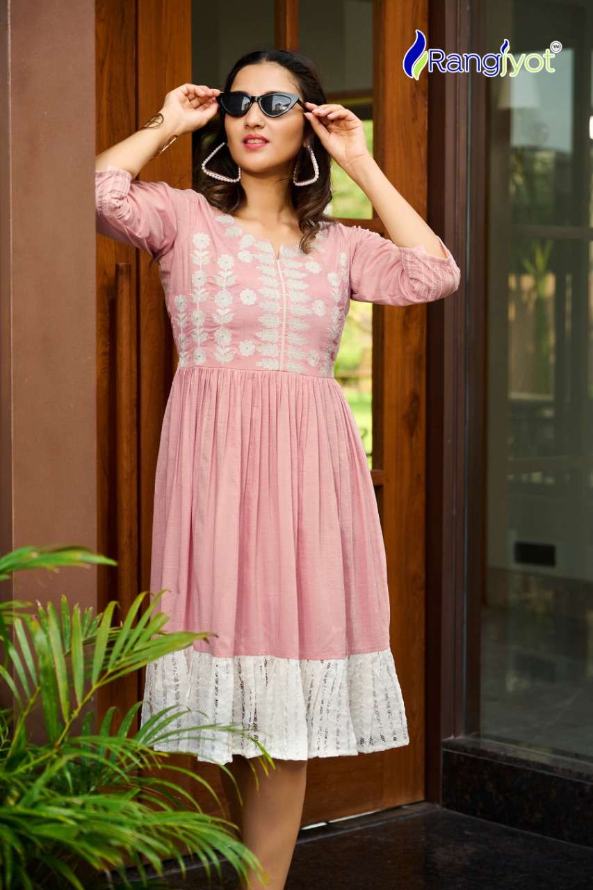 RANGJYOT LAUNCHING NEW CATALOGUE UNIQUE VOL-1 1PC CONCEPT TUNIC TOP COLLECTION- WHOLESALE SUPPLIER SURAT
