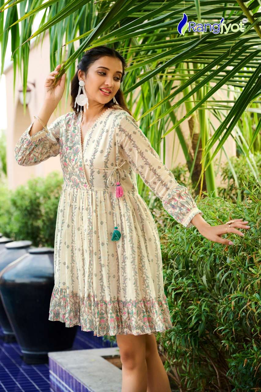 RANGJYOT LAUNCHING NEW CATALOGUE UNIQUE VOL-1 1PC CONCEPT TUNIC TOP COLLECTION- WHOLESALE SUPPLIER SURAT