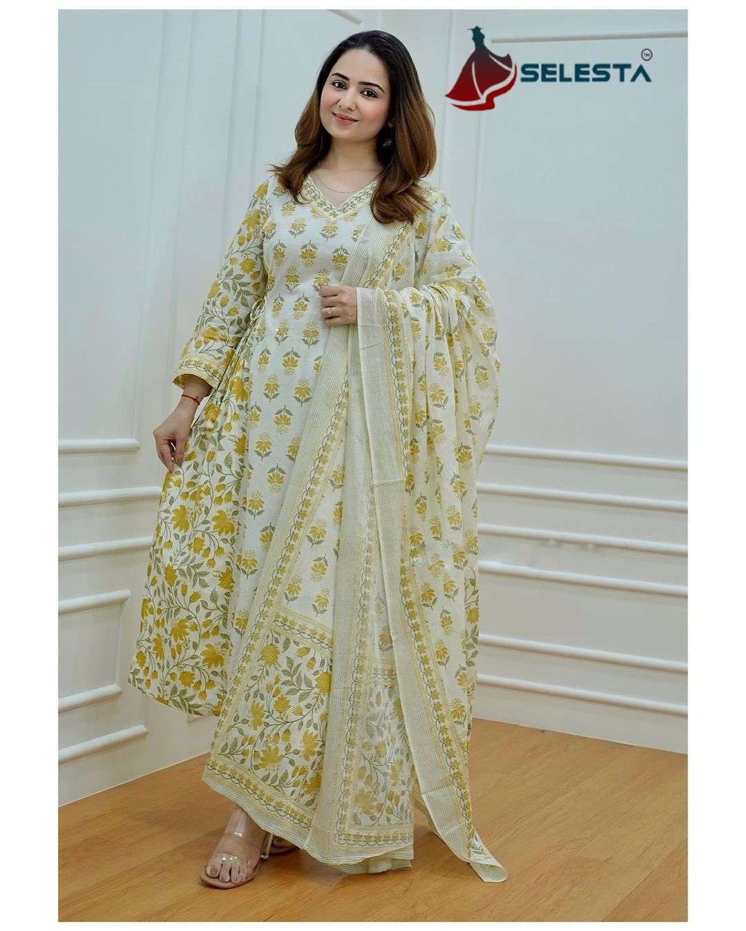 SALESTA PRESENT LAUNCHING THE AFGHANI SUIT 3PCS NEW CONCEPT KURTI DUPATTA WITH AFGHANI SALWAR SET- KURTIS MANUFACTURER SURAT