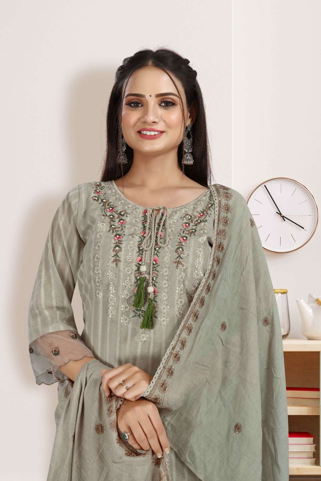 SLIVA PRESENT LAUNCHING THE NEW CATALOGUE COTTON BEAUTY 3PCS CONCEPT KURTI PANT WITH DUPATTA SET- WHOLESALE SUPPLIER SURAT