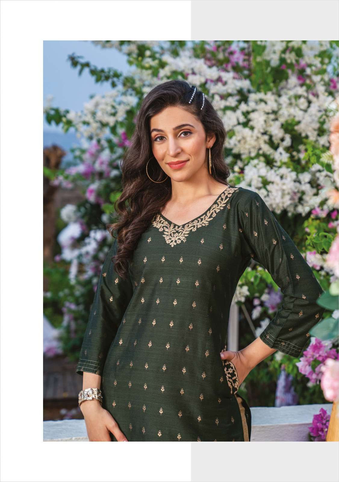 SWISH LAUNCHING THE NEW CATALOGUE NURA VOL.3, 1PC CONCEPT ONLY KURTI COLLECTION- WHOLESALE DEALER SURAT