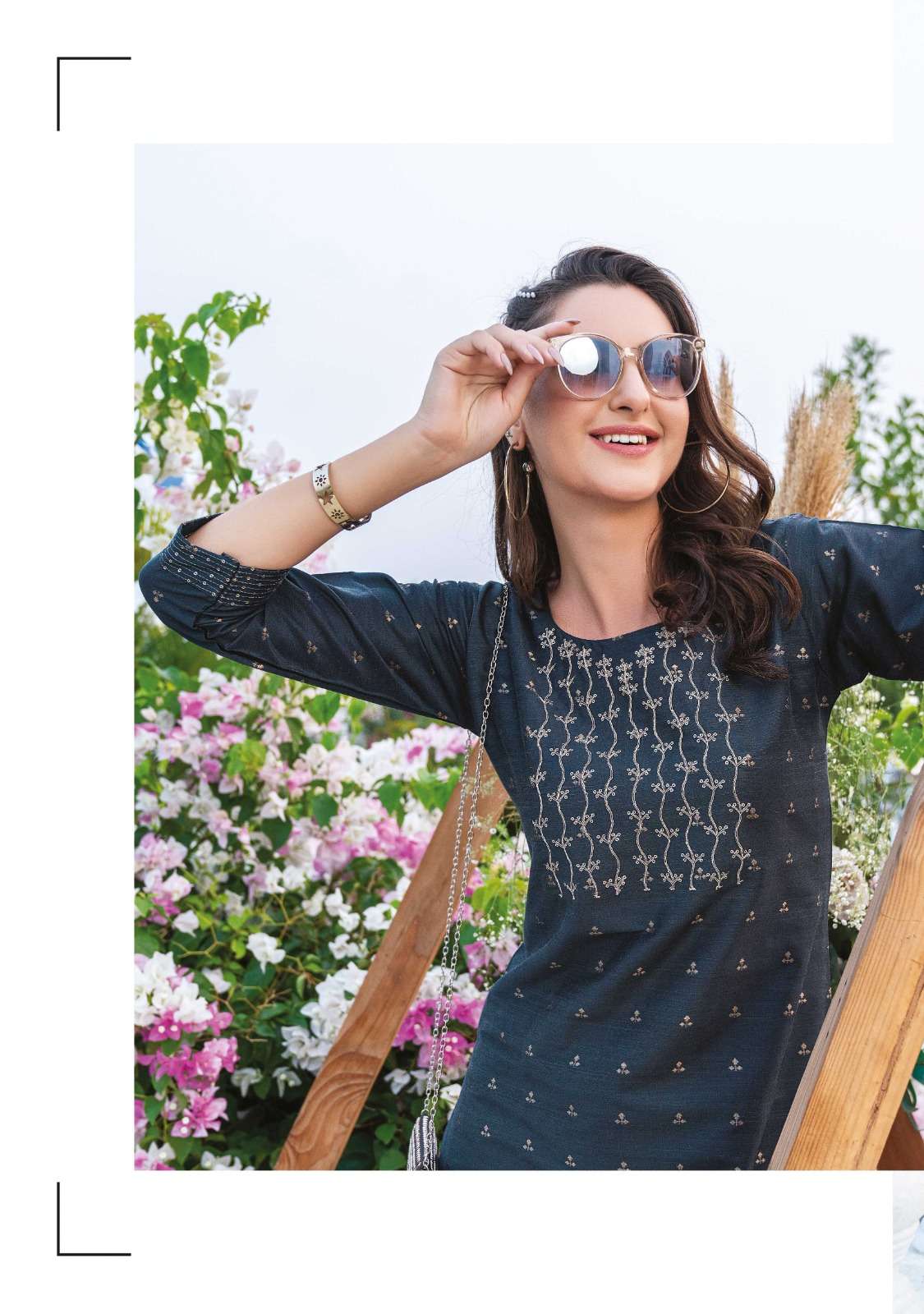 SWISH LAUNCHING THE NEW CATALOGUE NURA VOL.3, 1PC CONCEPT ONLY KURTI COLLECTION- WHOLESALE DEALER SURAT