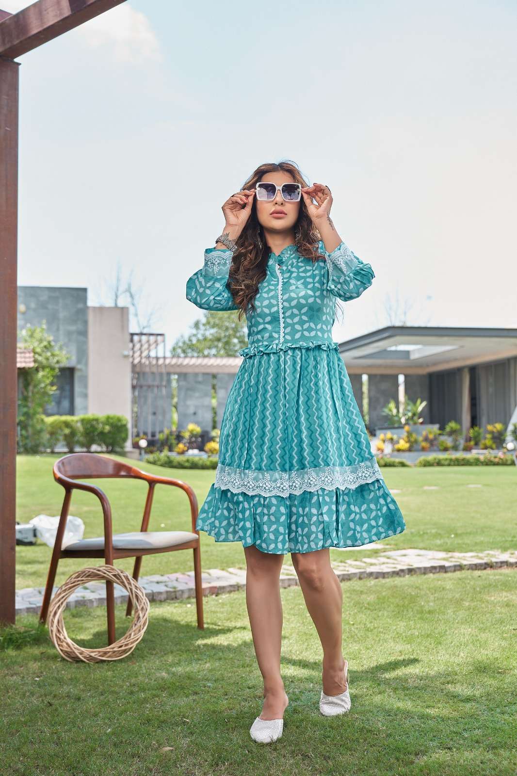 TEXOFAB LAUNCHING NEW CATLOUGE HAILY VOL-1 LONG TUNIC TOP DESIGNER COLLECTION-MANUFACTURER SURAT(GUJARAT)