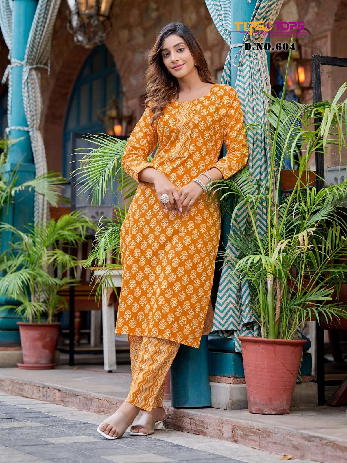 TIPS TOPS LAUNCHING THE NEW CATALOGUE COTTON CANDY VOL 06 2PC CONCEPT COTTON PRINT KURTI