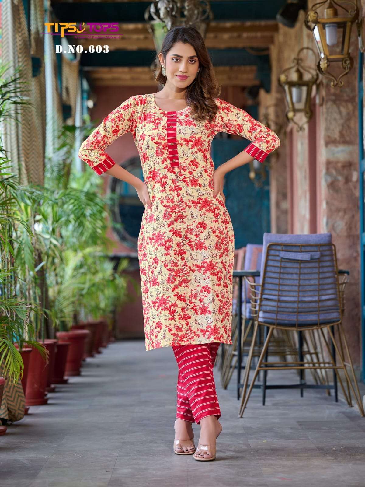 TIPS & TOPS LAUNCHING THE NEW CATALOGUE COTTON CANDY VOL 06 2PC CONCEPT COTTON PRINT KURTI WITH PANT SET- WHOLESALE DEALER SURAT
