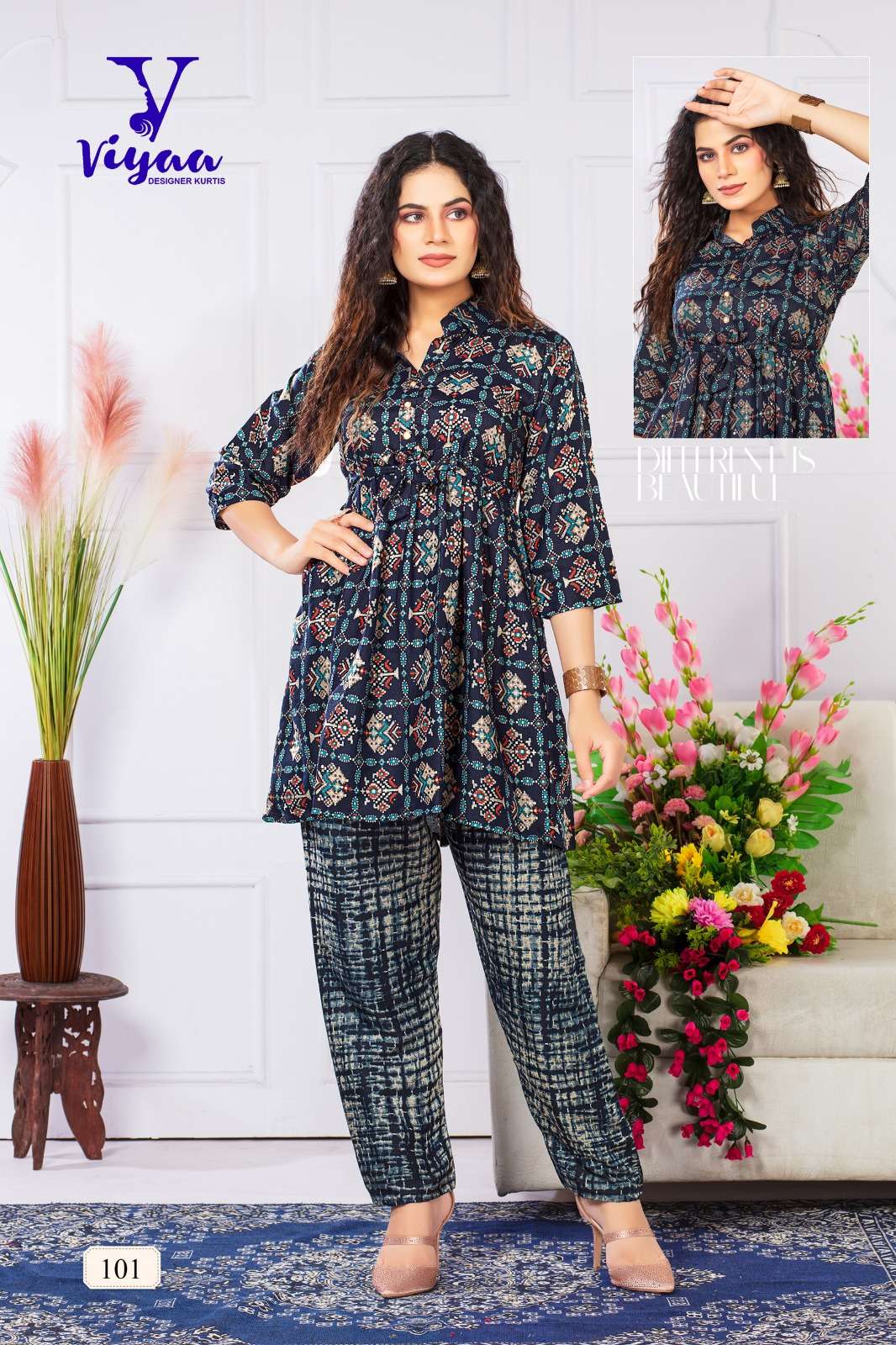 VIYAA DESIGNER LAUNCHING THE NEW COLLECTION FASHION VOL-1 2PC CONCEPT TOP WITH PANT SET COLLECTION- WHOLESALE DEALER SURAT(GUJARAT)