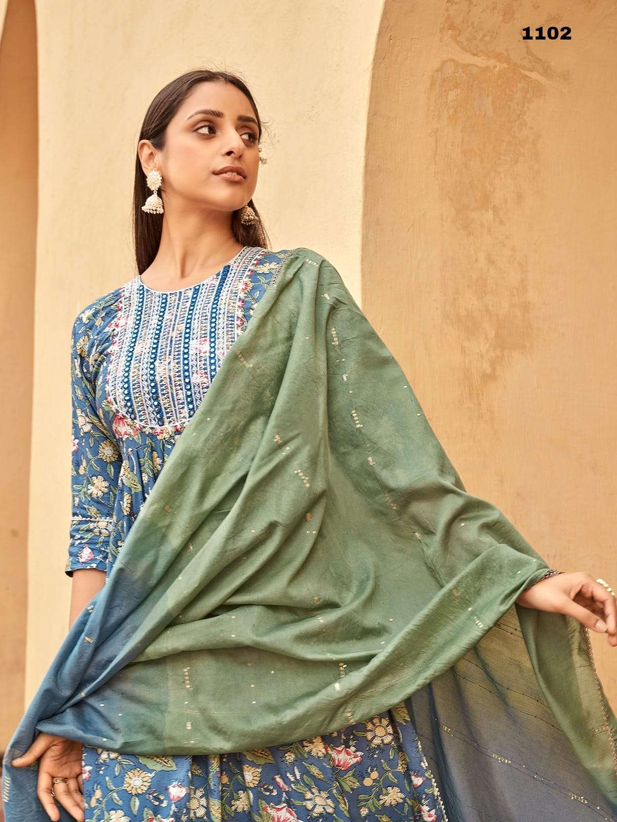 WANNA LAUNCHING NEW CATALOGUE LILLY NAIRA  3PCS CONCEPT HEAVY RAYON PRINTED KURTI PANT WITH DUPATTA SET- WHOLESALE DEALS SURAT
