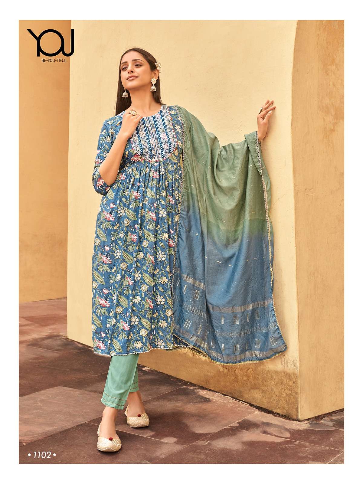 WANNA LAUNCHING NEW CATALOGUE LILLY NAIRA  3PCS CONCEPT HEAVY RAYON PRINTED KURTI PANT WITH DUPATTA SET- WHOLESALE DEALS SURAT