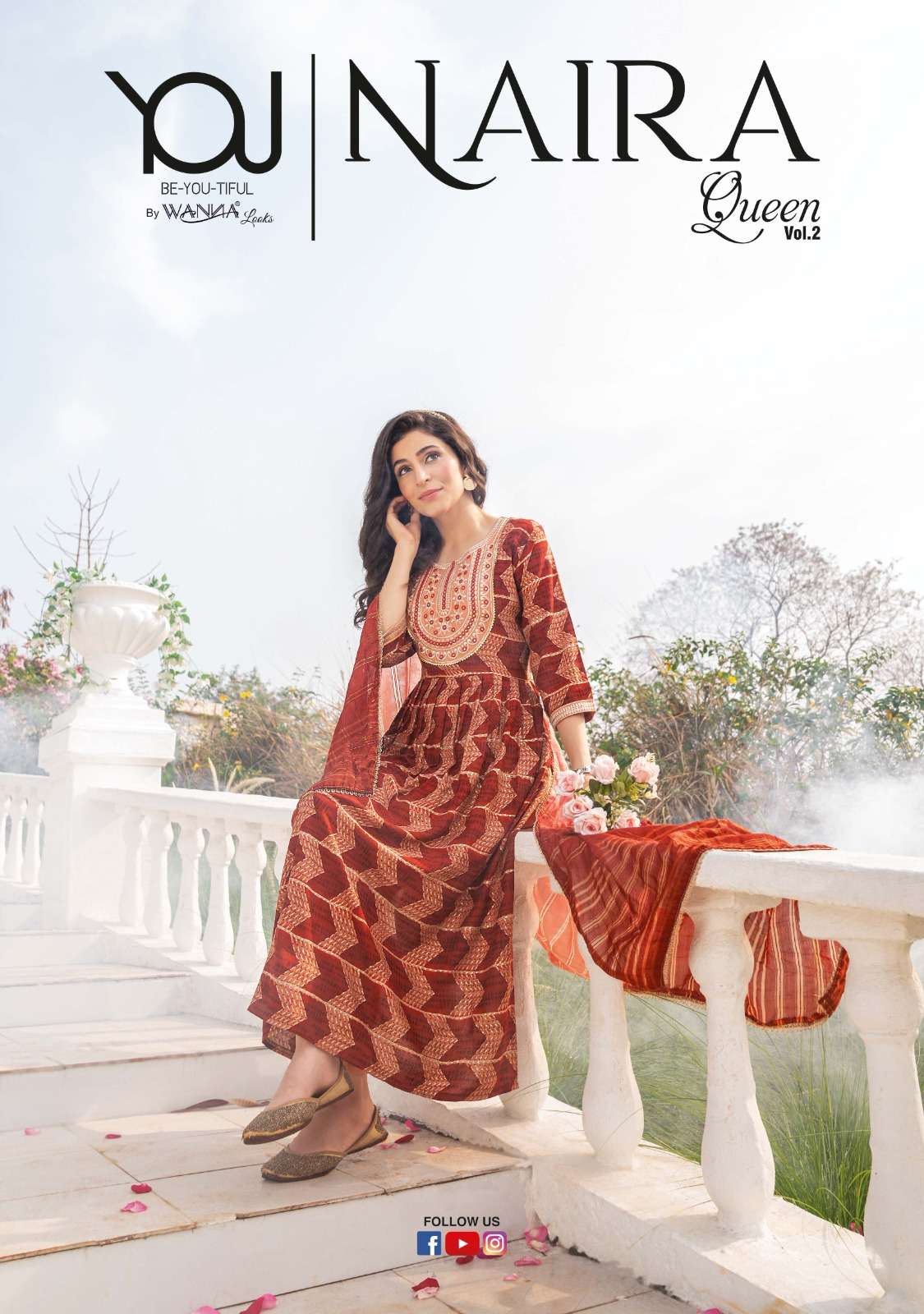 WANNA LAUNCHING NEW CATALOGUE NAIRA QUEEN- 2 3PCS CONCEPT NAIRA CUT KURTI PANT WITH DUPATTA SET- WHOLESALE DEAL SURAT