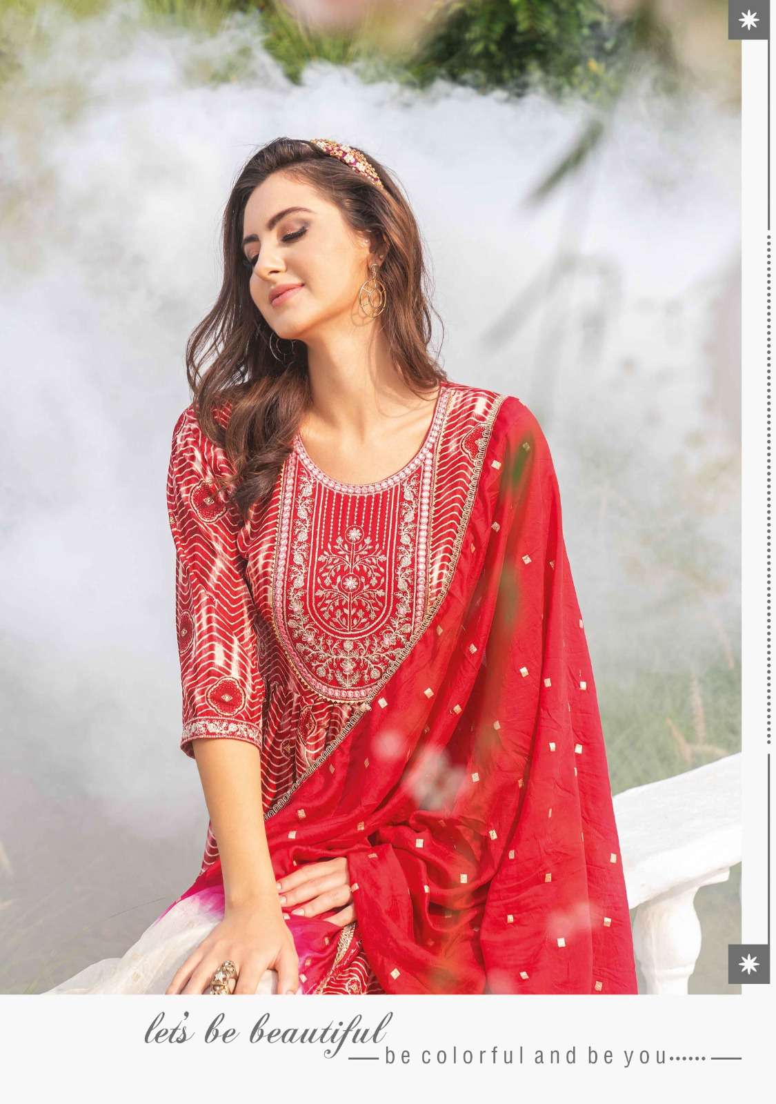 WANNA LAUNCHING NEW CATALOGUE NAIRA QUEEN- 2 3PCS CONCEPT NAIRA CUT KURTI PANT WITH DUPATTA SET- WHOLESALE DEAL SURAT