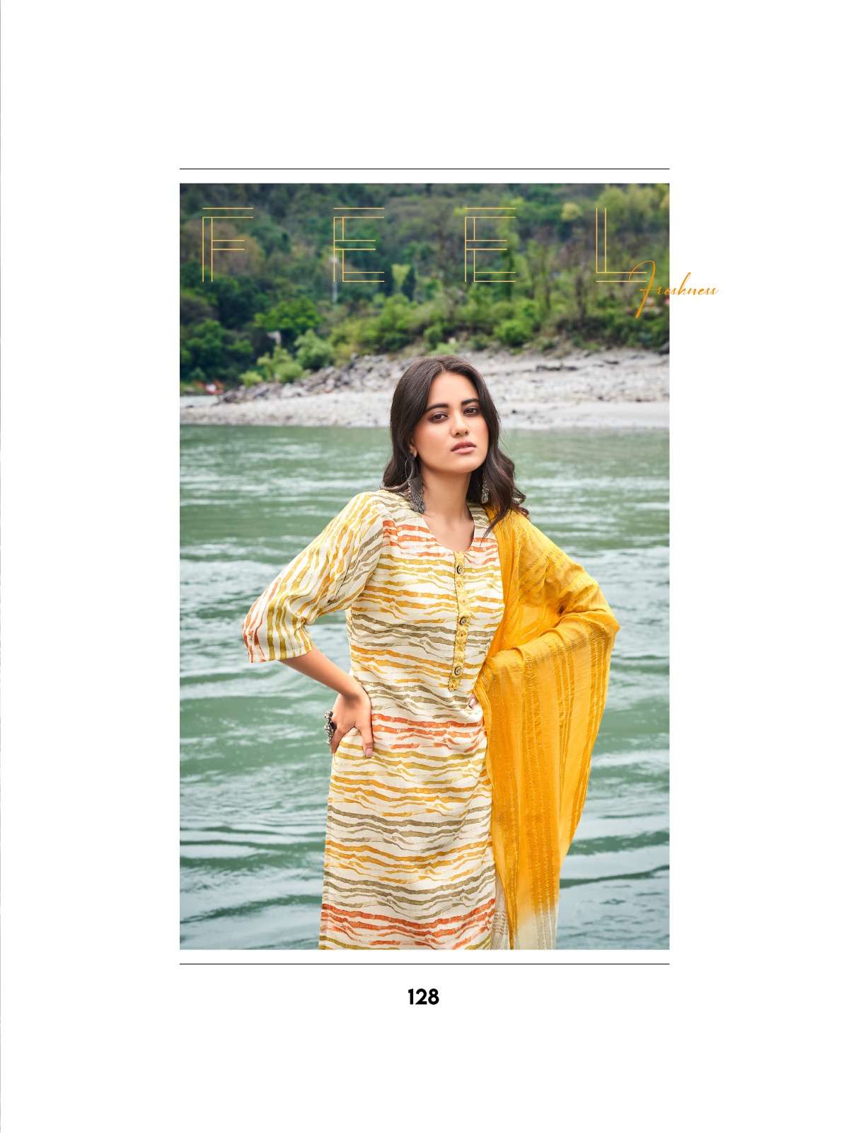 WANNA PRESENT LAUNCHING THE NEW CATALOGUE GO GRACEFUL 3PCS CONCEPT CAPSULE PRINT KURTI PANT WITH DUPATTA SET- WHOLESALE EXPORTER SURAT