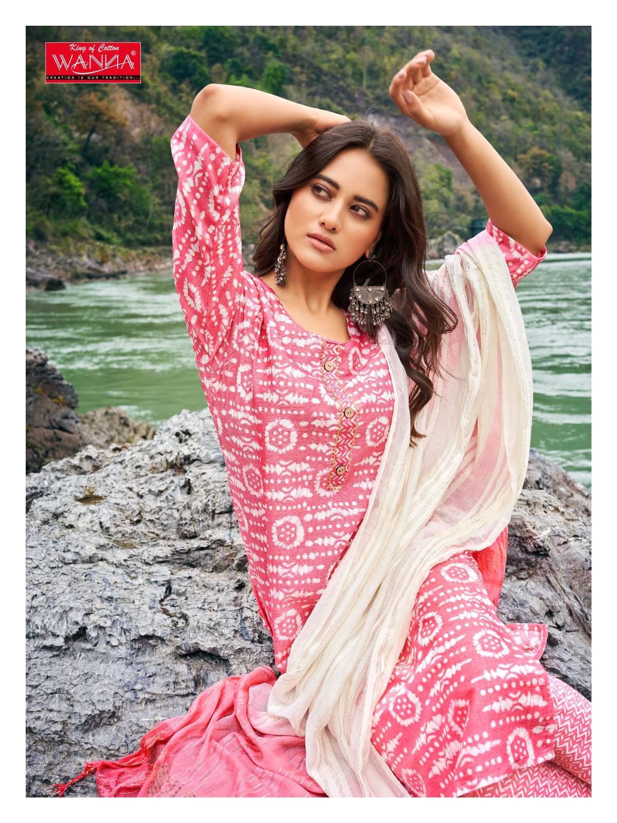 WANNA PRESENT LAUNCHING THE NEW CATALOGUE GO GRACEFUL 3PCS CONCEPT CAPSULE PRINT KURTI PANT WITH DUPATTA SET- WHOLESALE EXPORTER SURAT