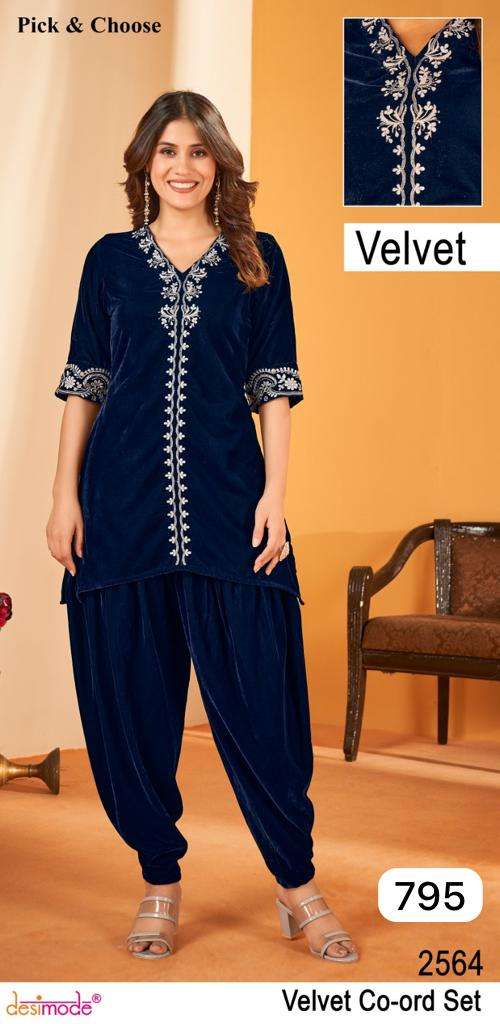 100 MILE LAUNCH NEW CATALOUGE PICK&CHOOSE VELVET D.NO-2564