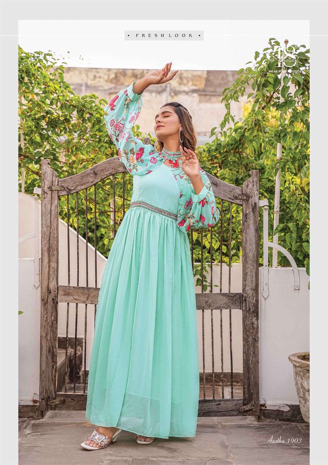 18ATTITUDE LAUNCH NEW CATALOUGE AASTHA VOL-19 D.NO-1903