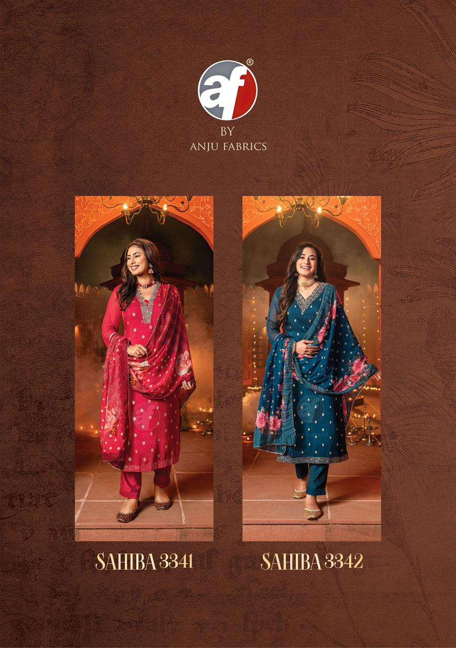 ANJU FABRIC LAUNCH NEW CATALOUGE SAHIBA VOL-5 