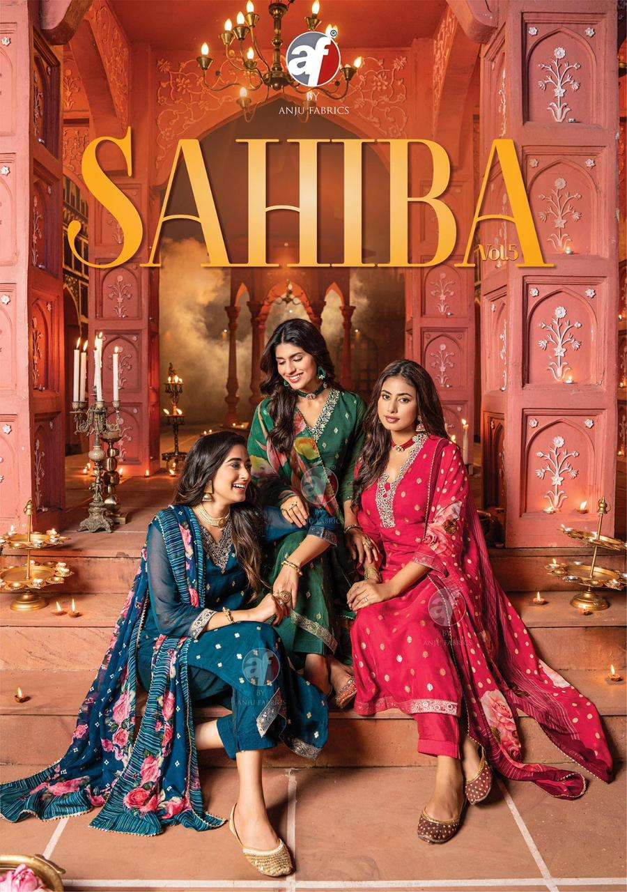 ANJU FABRIC LAUNCH NEW CATALOUGE SAHIBA VOL-5 