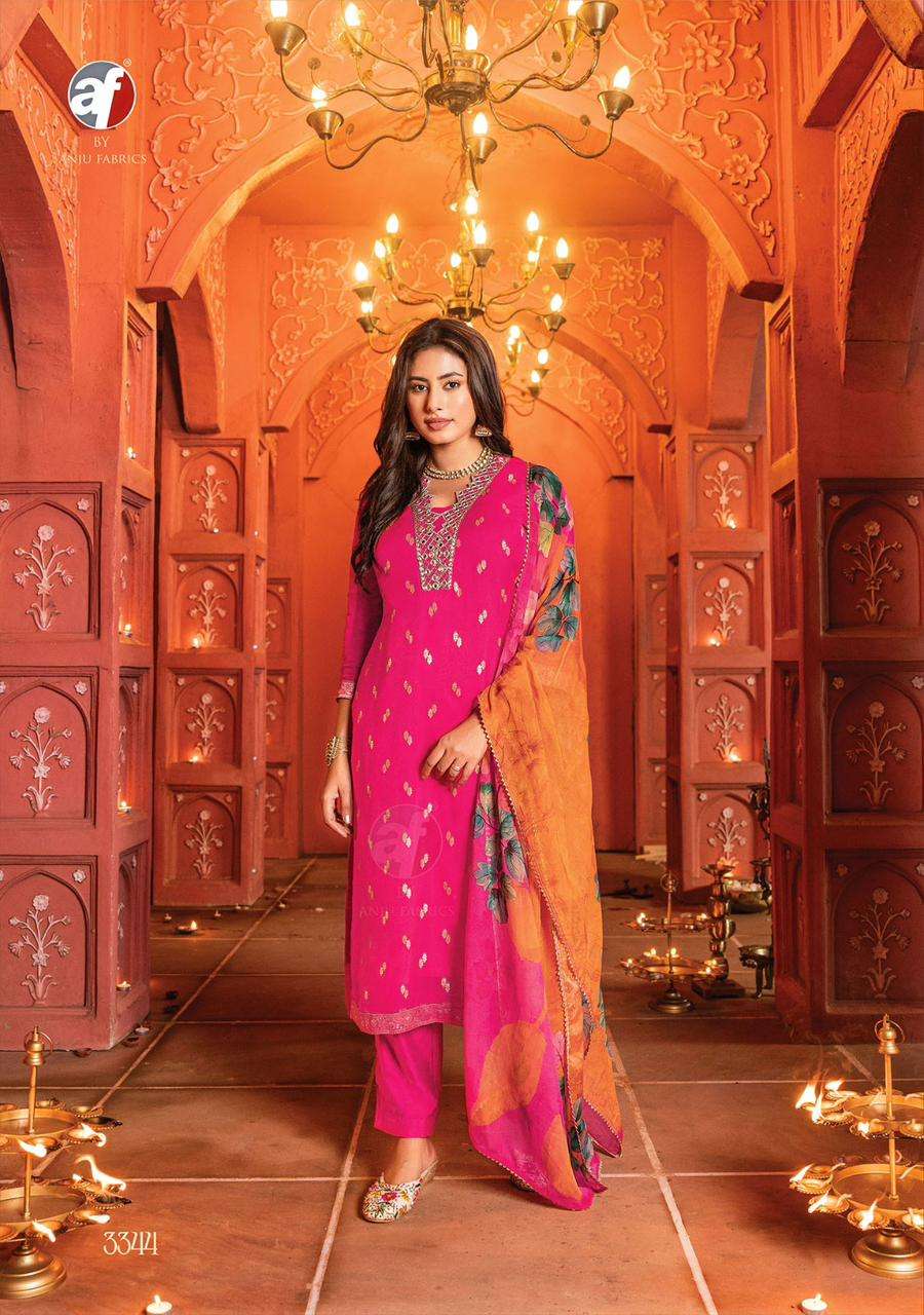 ANJU FABRIC LAUNCH NEW CATALOUGE SAHIBA VOL-5 