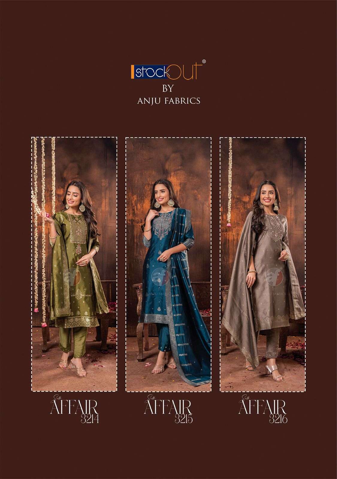 ANJU FABRIC LAUNCH NEW CATALOUGE SILK AFFAIR VOL-2 