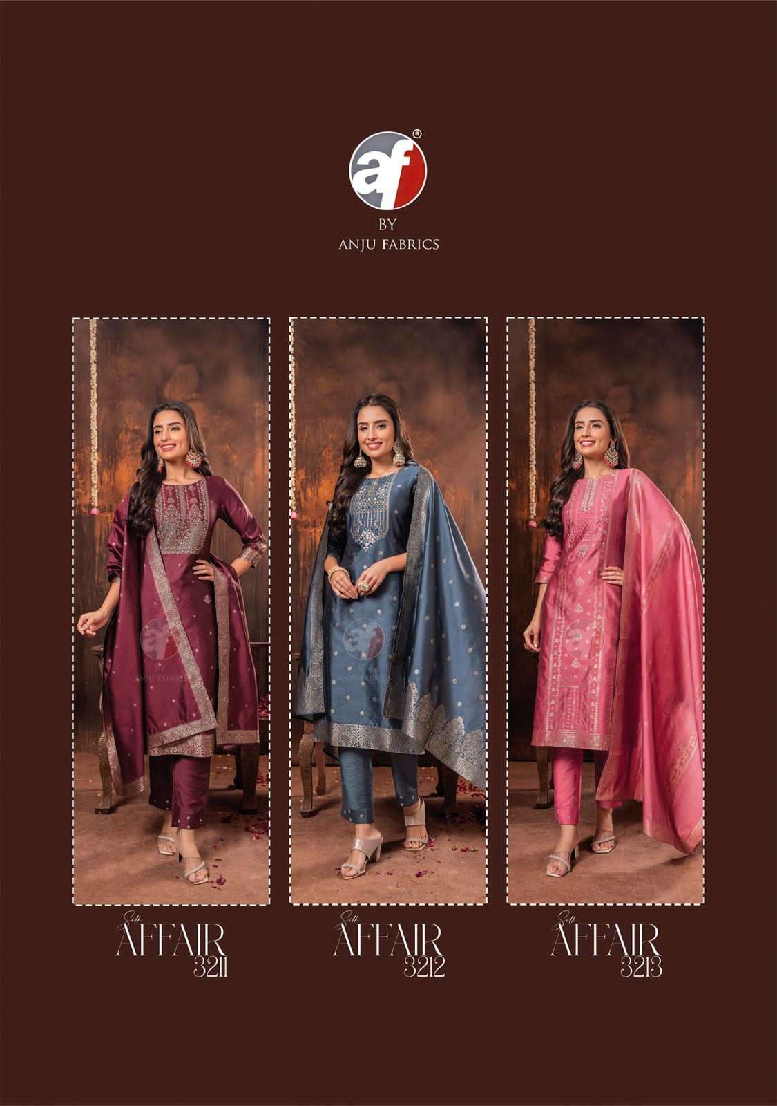 ANJU FABRIC LAUNCH NEW CATALOUGE SILK AFFAIR VOL-2 