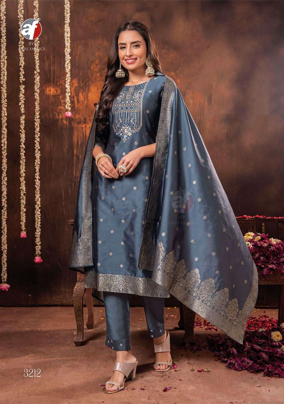 ANJU FABRIC LAUNCH NEW CATALOUGE SILK AFFAIR VOL-2 