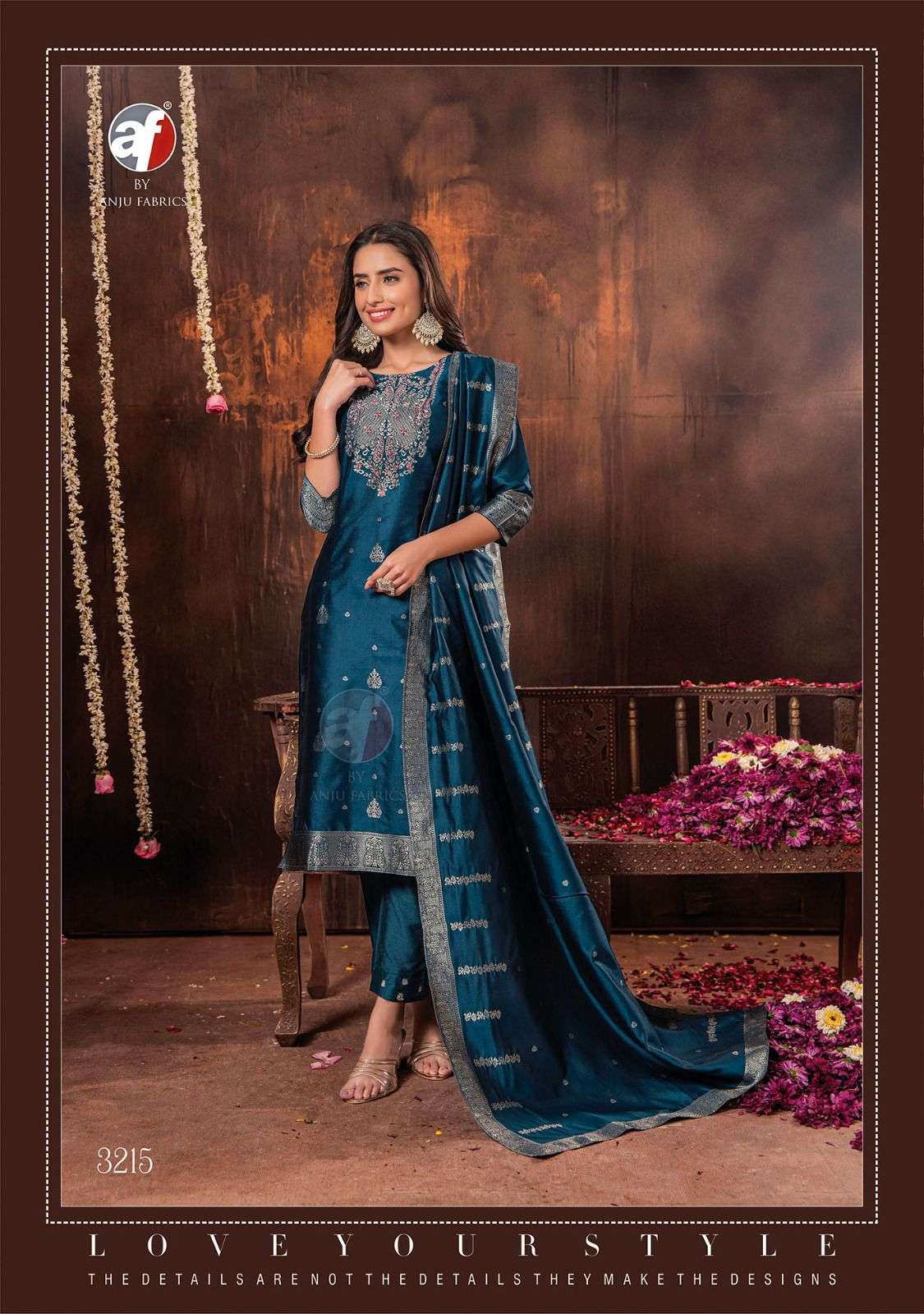 ANJU FABRIC LAUNCH NEW CATALOUGE SILK AFFAIR VOL-2 