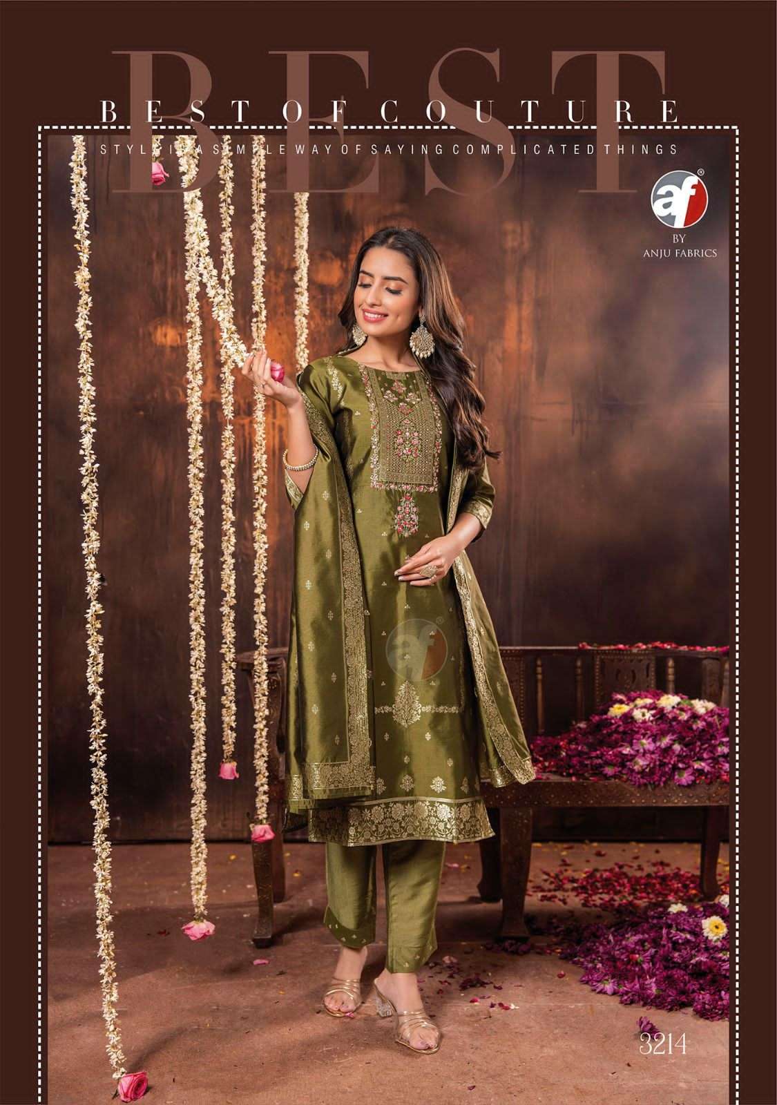 ANJU FABRIC LAUNCH NEW CATALOUGE SILK AFFAIR VOL-2 