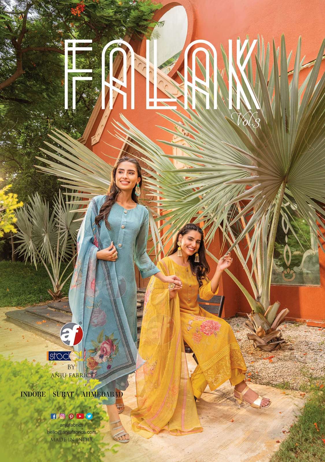 ANJU FABRICS LAUNCH NEW CATALOUGE FALAK VOL-3 