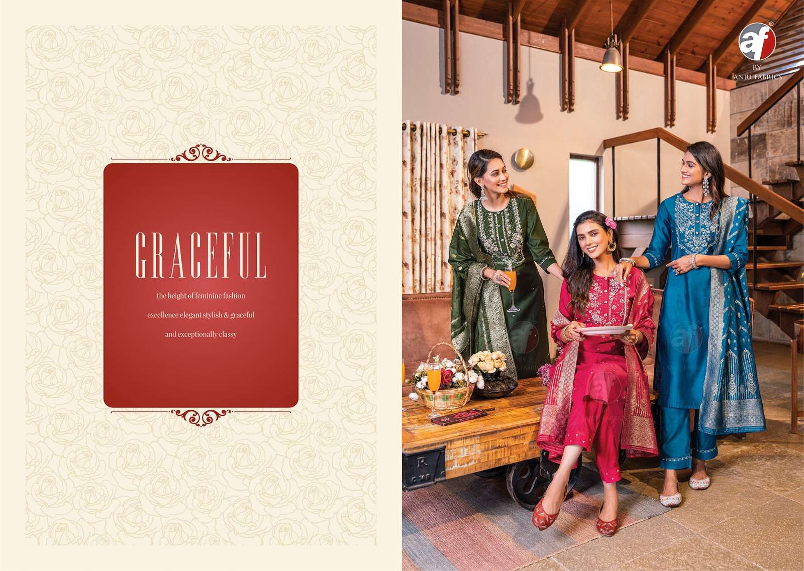 ANJU FABRICS LAUNCH NEW CATALOUGE MAYURI VOL-3 