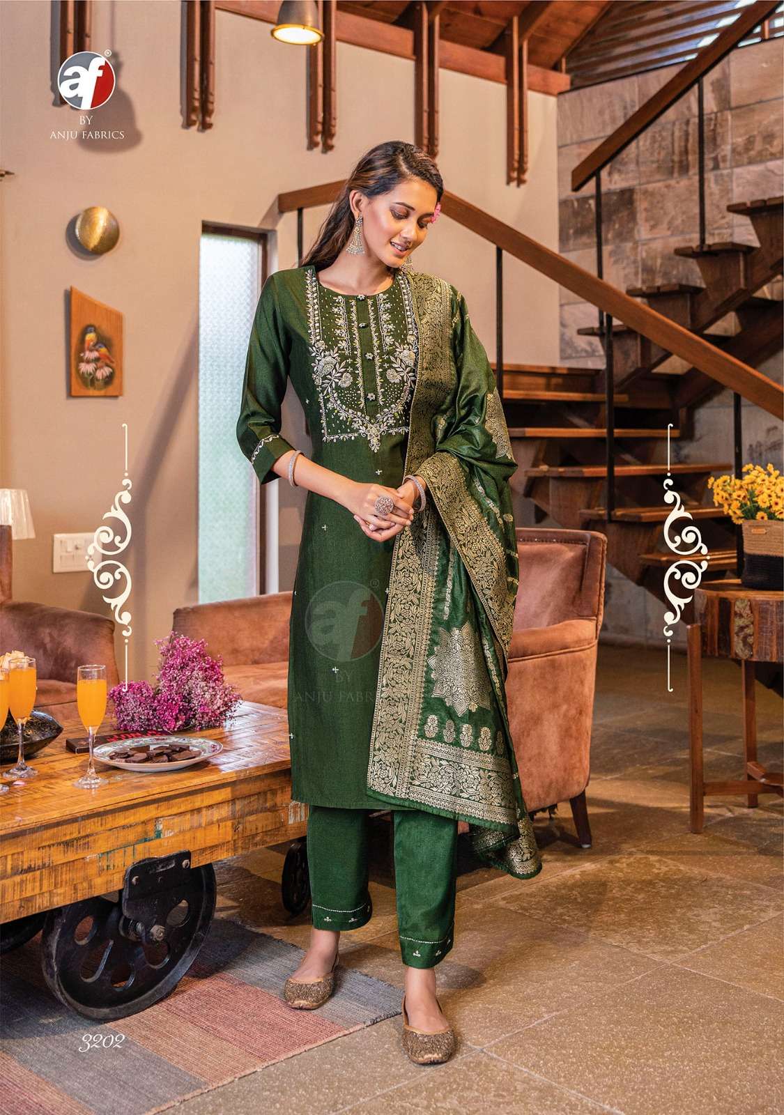 ANJU FABRICS LAUNCH NEW CATALOUGE MAYURI VOL-3 